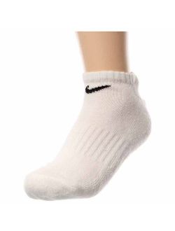 Men's White No-Show Socks 6 Pack Large Size 8-12