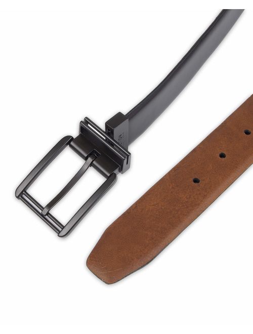 Kenneth Cole REACTION Men's Leather Adjustable Reversible Belt