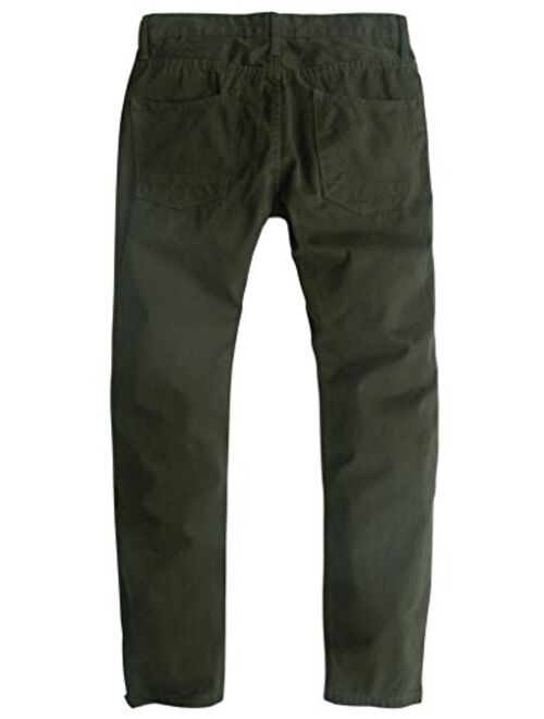 Match Men's Straight-Fit Flat-Front Work Pants