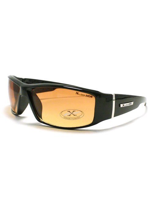 Black HD Vision Lens Driving Sunglasses Clear View