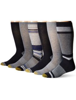 Men's 6-Pack Fashion Sport Crew Socks