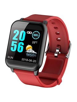 Fitness Tracker Heart Rate Monitor Blood Pressure Smart Watches for Android iOS Pedometer Activity Tracker Watch
