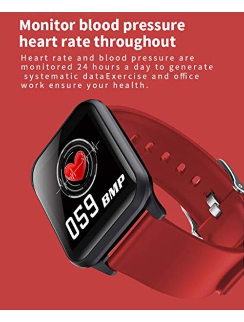 Fitness Tracker Heart Rate Monitor Blood Pressure Smart Watches for Android iOS Pedometer Activity Tracker Watch