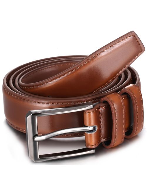 Gallery Seven Mens belt - Genuine Leather Dress Belt - Classic Casual Belt in Gift Box