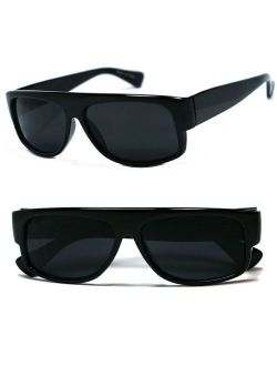 Original OG Mad Dogger Locs Shades Sunglasses w/Super Dark Lens (Black)
