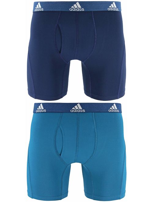adidas Men's Relaxed Performance Climalite Boxer Brief Underwear (2 Pack)