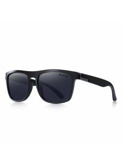 OLIEYE Vintage Polarized Sunglasses for Women&Men 100% UV Protection Fashion Square Oversized Sunglasses