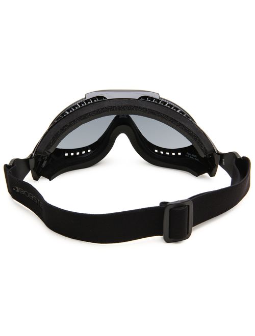 Bobster Phoenix OTG Interchangeable Goggles, Black Frame/3 Lenses (Smoked, Amber and Clear)