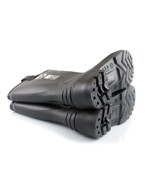 RK Mens Waterproof Rubber Sole Rain Boots