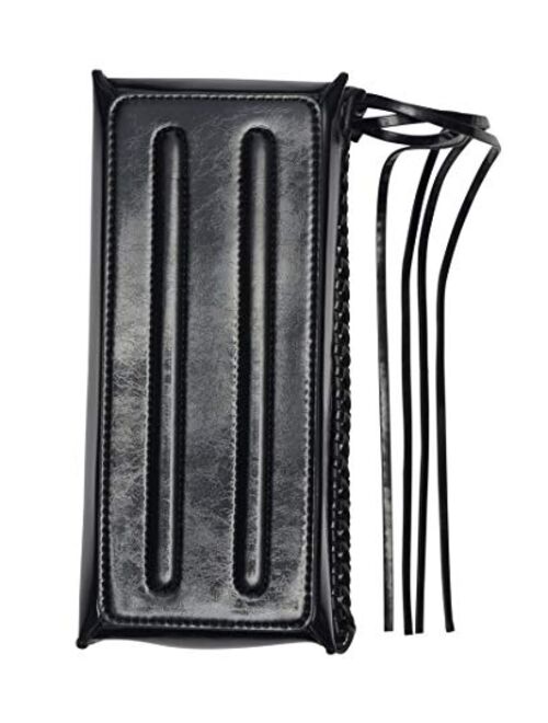 Calvin Klein Fringe Glazed Patent Statement Top Handle Mini Satchel Crossbody