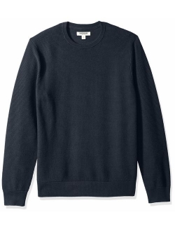 Amazon Brand - Goodthreads Men's Soft Cotton Thermal Stitch Crewneck Sweater