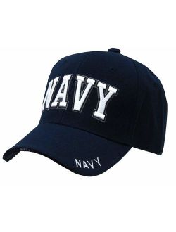 Rapid Dominance US Navy Text Embroidered High Crown Military Baseball Cap Hat