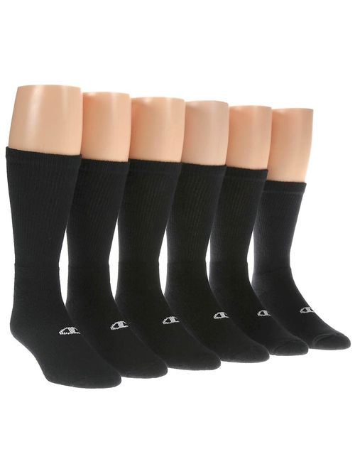 Champion Men's 6 Pack Crew Socks