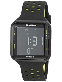 Sport Unisex 40/8417 Digital Chronograph Silicone Strap Watch