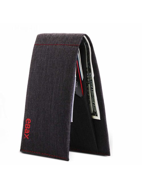 Minimalist Bifold Slim Wallet RFID Front Pocket Credit Card Holder Wallets for Men