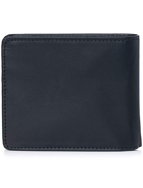 Alpine Swiss RFID Luka Men's Flip ID Wallet Deluxe Capacity Bifold With Divided Bill Section Comes in a Gift Box