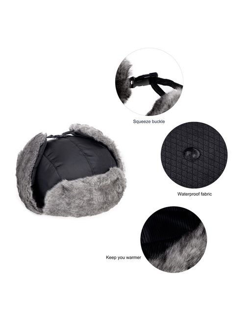 VBIGER Trooper Trapper Hat Winter Windproof Ski Hat with Ear Flaps and Mask Warm Hunting Hats for Men Women