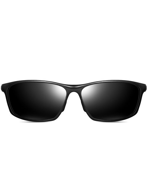 ATTCL Men's Polarized Driving Fishing Golf Sunglasses Al-Mg Metal Frame Ultra Light