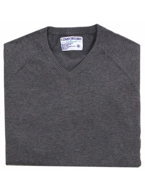 CC Cotton Blend Slim Fit V Neck Sweater Vest for Men | Lightweight Breathable Vests for Men | Wash Friendly V Neck Mens Vests