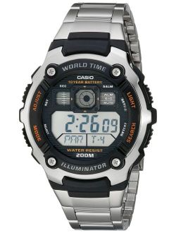 Men's AE2000WD-1AV Resin and Stainless Steel Sport Watch