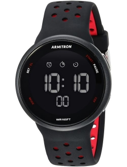 Sport Unisex 40/8423 Digital Chronograph Silicone Strap Watch