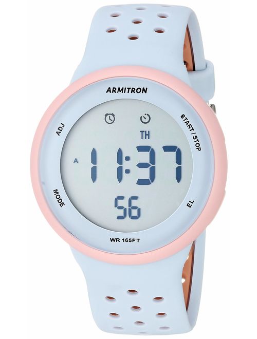 Armitron Sport Unisex 40/8423 Digital Chronograph Silicone Strap Watch