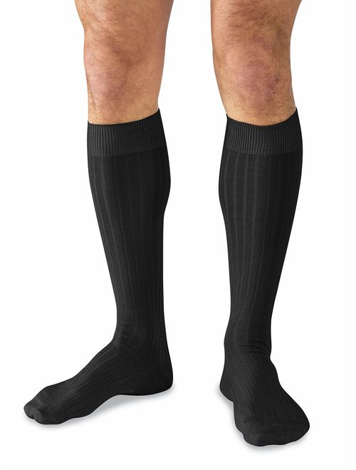 Boardroom Socks Men's Over the Calf Pima Cotton Dress Socks