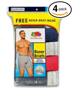 Men's Boxer Briefs (Pack of 4)