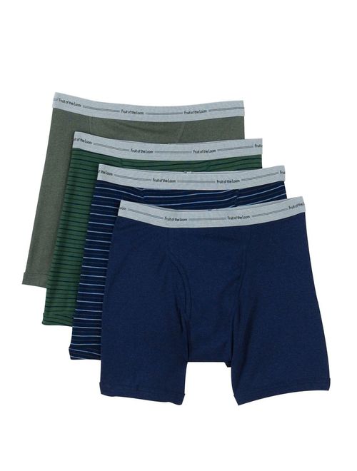 Fruit of the Loom Men's Boxer Briefs (Pack of 4)