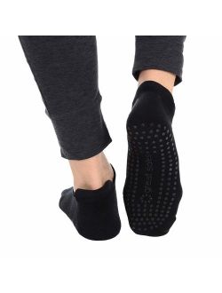 Great Soles Tabbed Grip Socks for Men - Non Slip Yoga Socks for Pilates, Barre, Ballet and Everyday Wear