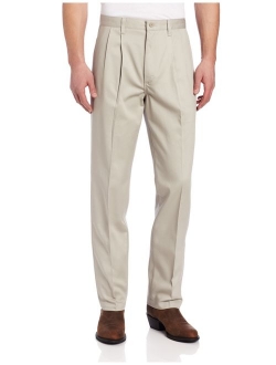 Men's Riata Casual Relaxed Fit Work Pleated Work Pant