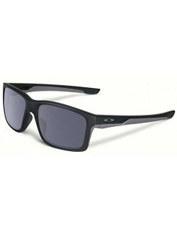 Men's Mainlink OO9264-01 Rectangular Sunglasses, Matte Black w/Grey, 57 mm