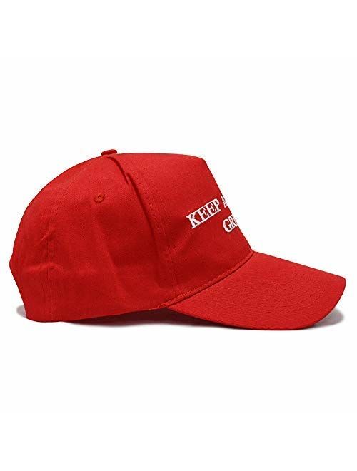 ZOORON Keep America Great Hat, Donald Trump 2020 Hat Cap Adjustable Baseball Hat with USA Flag