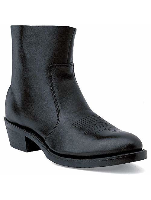 Durango Black Side Zip Western Boot