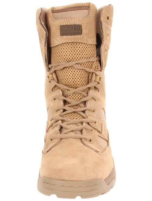 5.11 Tactical Men's Taclite 8-Inch Leather Combat Work Boots, Oil-Resistant Outsole, Style 12031