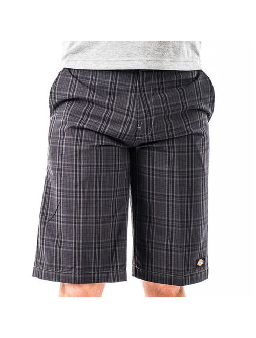 Dickies Men's Regular-Fit 13-Inch Multi-Use Pocket Plaid Short