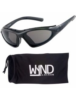WYND Blocker Vert Motorcycle & Boating Sports Wrap Around Polarized Sunglasses