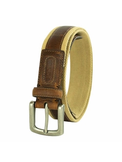 Men's Classic Belt-Work Business Casual with Stitch Design
