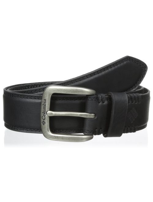 Columbia Men's Classic Belt-Work Business Casual with Stitch Design