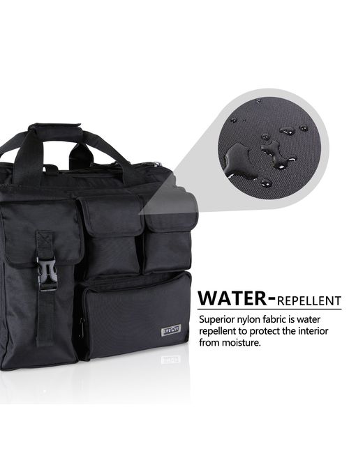 Lifewit 17 inch Men's Military Laptop Messenger Bag Multifunction Tactical Briefcase Computer Shoulder Handbags, Black