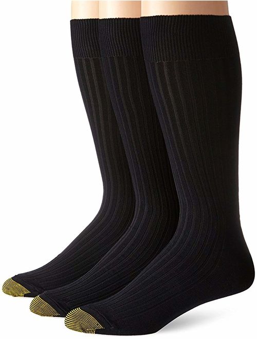 Gold Toe Men's Classic Canterbury Crew Socks, 3 Pairs