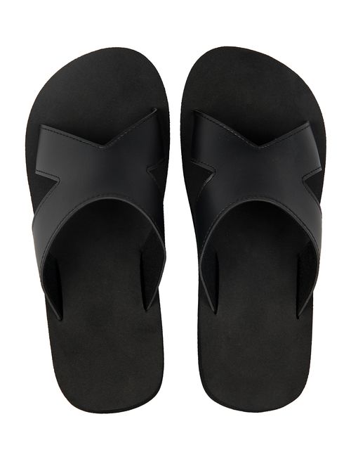 iloveSIA Men's Athletic Slides Casual Daily Sandals