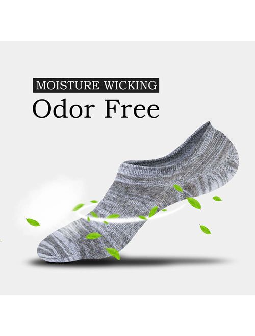 No Show Socks Men Socks 8-12 Packs Low Cut Ankle Sock, Men Short Socks Casual Cotton Socks Size 6-13