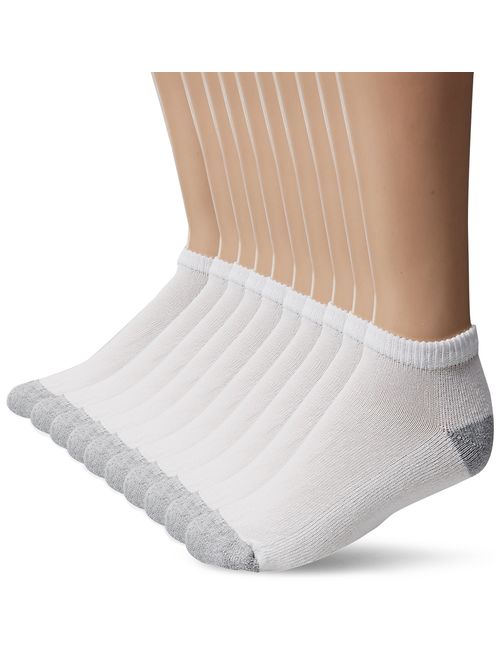 Gildan Men's Low Cut Socks, 10 Pairs