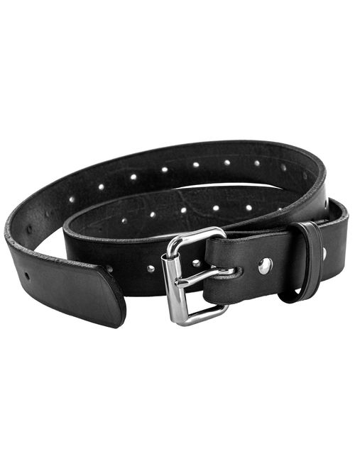 Hanks Utility Belt - 1.5" Heavy-Duty Leather Belt - USA Made, 100-Year Warranty