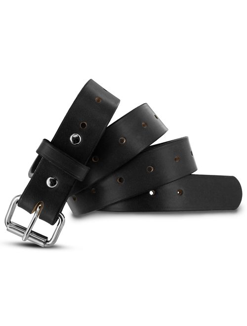 Hanks Utility Belt - 1.5" Heavy-Duty Leather Belt - USA Made, 100-Year Warranty