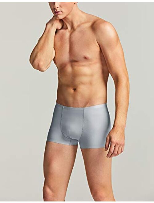 TSLA Men's (Pack of 2, 3) Relaxed Stretch Cool Dry Boxer Brief Underwear Trunk