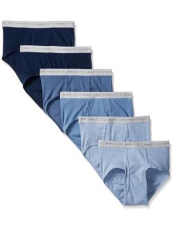Men's 6-Pack Exposed Waistband Mid-Rise Brief