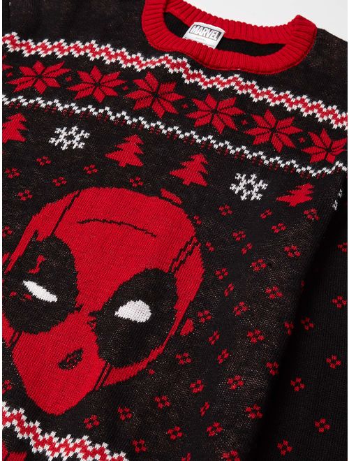 Marvel Men's Deadpool Sweater