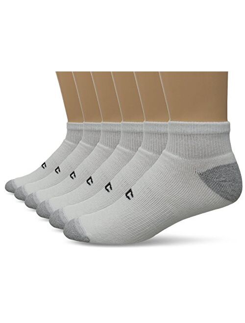 Champion Men's Double Dry Performance Quarter Socks, 6-Pack